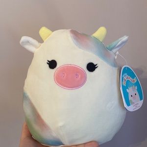 ⭐️ 8” Candess the Cow Easter Squishmallow BNWT